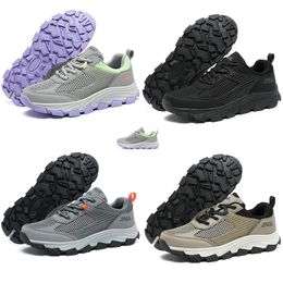 Men Women Classic Running Shoes Soft Comfort Black Grey Beige Green Purple Mens Trainers Sport Sneakers GAI size 39-44 color29