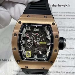 Mens Watch Dress Watches RM Watch Rm030 Rose Gold Fashion Leisure Business Sports Machinery Wristwatch