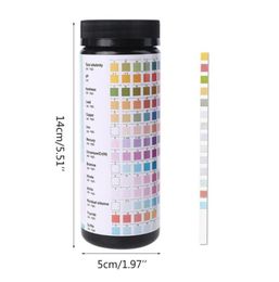 Meters 157A 100PCS Upgrade 14 IN 1 Drinking Water Test Strips PH Hardness Alkalinity Lead Copper Iron Mercury Bromine Nitrite7519512