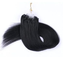 Micro Loop Ring Hair Extensions 08gs 200slot 160g Straight Virgin Brazilian Hair Human Hair Extension7809356