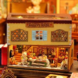 Architecture/DIY House Creative Miniature 3D Puzzle Toys for Children Handmade Assembly Models for Girls Teenagers and Boys 12+Birthday Gifts