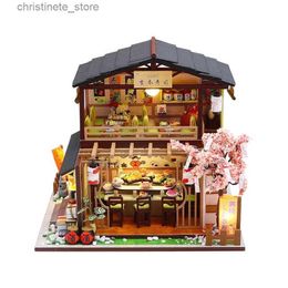 Architecture/DIY House Christmas New Year Child Toy Big Doll House Furniture for Dolls Miniatur Wooden Dollhouse Toys for Children Birthday Gift M2011