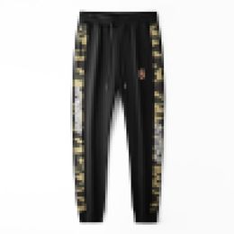 NUOVI pantaloni vintage A Bathing Ape Cargo ricamati mimetici neri