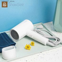 Hair Dryers SHOWSEE Anion Dryer Portable Diffuser for Ion Professional 1800W A1-W Q240306