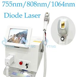 Diode Ice Laser 755nm 808nm 1064nm Diode Laser Hair Removal Machine Laser Depilator Skin Rejuvenation