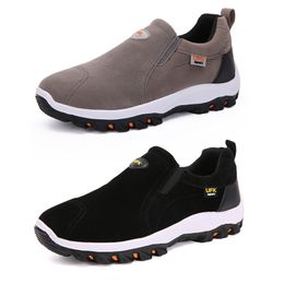 running shoes spring summer red black pink green brown mens low top Beach breathable soft sole shoes flat men blac1 GAI-26