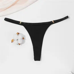 Women's Panties Lightweight Seamless Moisture-wicking Thongs Soft Breathable Underwear For Ladies Low Waist Anti-septic
