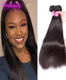 Peruvian Human Hair Mink 3 Bundles Straight 95105gpiece Natural Color Remy Hair Extensions 830inch Cheap Double Wefts2391267