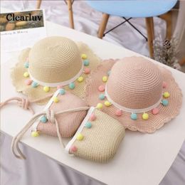 Children Sun Hat Girl Fashion Concise Casual Cute Sweet Breathable Sunscreen Beach Hat Backpack Toddler Girls Accessories 1-7Y1319R