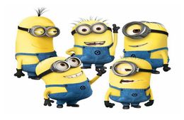 2017 New Minions Movie Wall Stickers for Kids Room Home Decorations Diy PVC Cartoon Decals Children Gift 3D Mural Arts Posters6773608