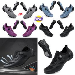 designer Cycling Shoes Men Sports Dirt Road Bisdake Shoes Flat Speed Cycling Sneakers Flats Mountain Bicycle Footwear SPD Cleats Shoes 36-47 GAI