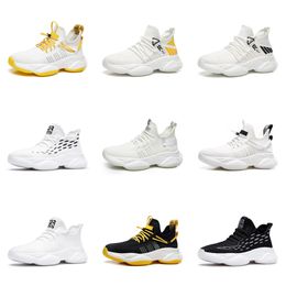 GAI Running shoes Mens breathable black white gray yellow Spring and Summer Breathable Lightweight trainers tennis Three