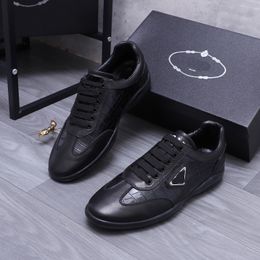 Brand New Mens Loafers Driving Cow Leather Party Walk Dress Leisure Lace Up Black Shoes