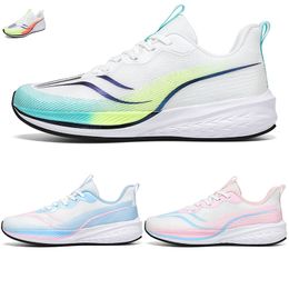 Men Women Classic Running Shoes Soft Comfort Black White Volt Pink Yellow Mens Trainers Sport Sneakers GAI size 39-44 color12