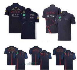 Cago Men's Polos F1 Formula 1 Racing T-shirt Summer New Team Polo Suit Same Style Customizable