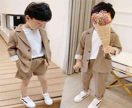 Korean Children039s Clothing for Boy and Girl Business Suit Leisure TwoPiece Set 2108045588245