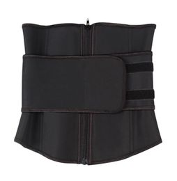 Premium Quality Women Waist Trainer Sauna Sweat Band Black Neoprene Fabric Cincher Corset Body Shaper Tummy Abdomen Shapewear4072349