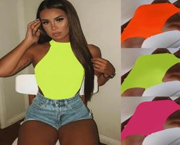 2021 New Fashion Women Sleeveless Bandage Bodysuit Leotard Tops Blouse Jumpsuit Women Clothes9196905