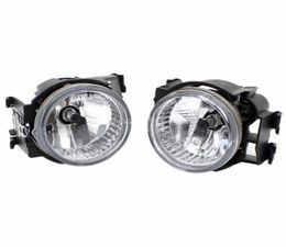 2pcs Car Styling Round Front Bumper Fog Lights DRL Daytime Running Driving fog lamp For Subaru Outback 2010 2011 2012 with Bulbs6834284