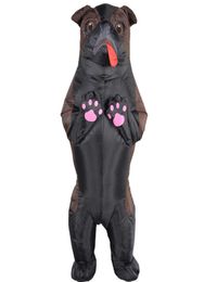 Dog Inflatable Costume Party Cosplay costumes Fancy Mascot Anime Halloween Costume For Adult Kids Cartoon Q09103101441