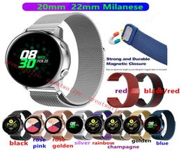 20mm 22mm milanese Loop strap for Samsung galaxy watch 46mm 42mm gear S3 frontier huawei watch gt 2 active 2 amazfit bip band7872007