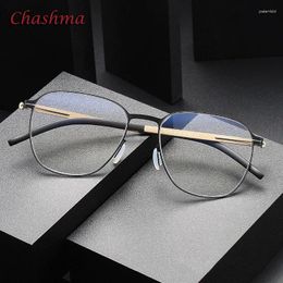 Sunglasses Frames Chashma Men Glasses Frame Ultra Thin Titanium Light Optical Eyewear Designer Optic Degrees Prescription Lenses Spectacles