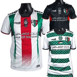 2022 2023 2024 2025 Palestino Deportivo Soccer Jerseys free Palestine JIMENEZ BENITEZ CORTES Black Centre Stripe Football War Justice March PRE TRAINING SHIRT