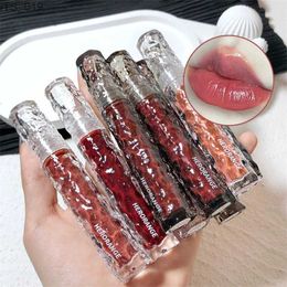 Lip Gloss Beautiful Irregular Crystal Lip Gloss Sexy Red Long Lasting Moisturizing Liquid Lipstick Lipgloss Plump Up Lips Makeup Cosmetics