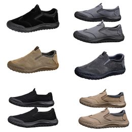 Men's shoes, spring new style, one foot lazy shoes, comfortable and breathable labor protection shoes, men's trend, soft soles, sports and leisure shoes good shoes 43 a111