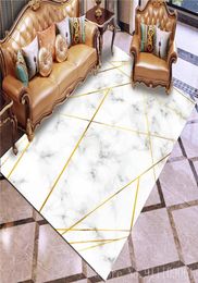 Carpets Geometric Grid Marble Texture Line Play Mat Rug Outdoor Simple Carpet Home Room For Kids Living Bedroom7092523