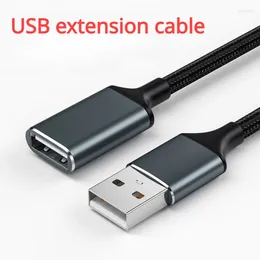 Braided Extension Cable 1M 2M 3Meters Male To Female Computer 2.0USB Flash Drive Mouse Keyboard Data Connection