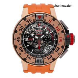 Mens Watch Dress Watches RM Watch RM 032 Flyback Chronograph Diver Auto Gold Men's Watch Rg