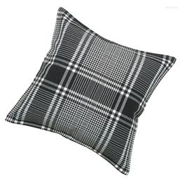 Pillow Square Plaid Throw Covers Casual Edge Cases Pillowcase Home Decor Decorations For Couch Sofa Decoration