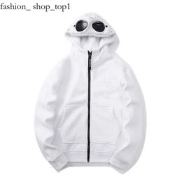 Fashion Cp Men Round Lens Pullover Pure Cotton Cp Mens Hoodie Brand Zipper Fleece Korean Harajuku Jacket Autumn Winter Cp Compagny 663