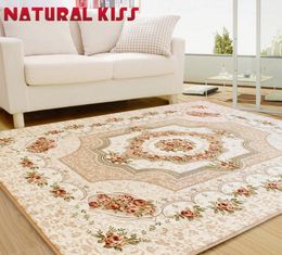 Rose pattern 190x280CM European Living Room Big Area Decoration Carpet Rugs for Bedroom Soft House Door Mat Coffee Table Carpets 23348646