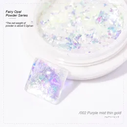 Nail Glitter Holographic Sequins Decoration Shiny Flakes Mermaid Opal Powder Purple Chrome Mirror Neon Art Tools