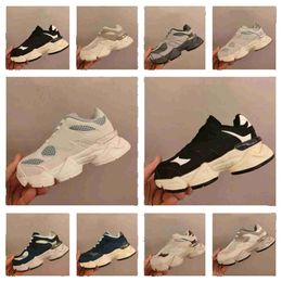 Designer 2024 9060 Shoes Low Sports Boys Girls Sneakers Toddler Youth School Basketball Cream Black Grey White For Kids Size 26-35