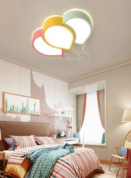 NEW Modern Led Ceiling Chandelier For Bedroom Study Room Children Room Kids Rom Home Deco PinkYellowGreenCeiling Chandelier3248658