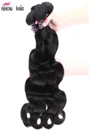 Ishow Mink Brazilian Hair Weave Bundles Wefts Body Yaki Straight Loose Deep Water Virgin Human Hair Extensions for Women Girls All8034913