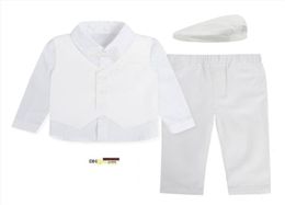 Baby Boy Baptism Suit Toddler Christening Wedding Birthday Blessing Church Outfits Infant Blazer Party Formal Clothes Set313H9285976