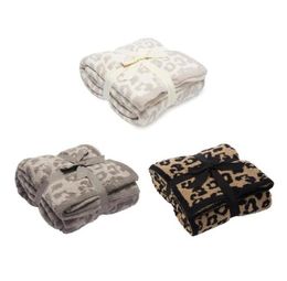 Blankets Leopard Print Sofa Blanket Cheetah Velvet Airconditioning Suitable For Air Conditioning9304788