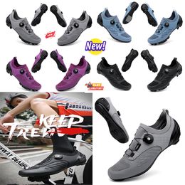 designer Cycling Shoes Men Sports Dirt Road Bike Shoes Flat Speed Cycling Sneakers Flats Mountain Bicycle Fazootwear SPD Cleats Shczoes 36-47 GAI