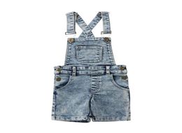 Jumpsuits Fashion Kids Baby Boys Girls Denim Blue Romper Jumper Bib Pants Overalls Outfits Clothes5587955