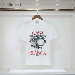 Casablanc Shirt Designer T Shirt Men Casa Blanca Shirts Mens Tshirts Designer Women Tee Shirt Luxe Oversized Casa Blanca Woman Round Neck Cotton Casa 7483