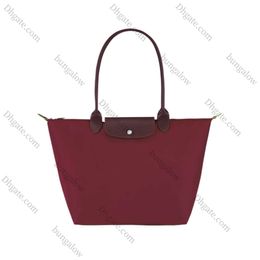 Designer French Nylon Tote Bag Shopping Bag Long Handle Shoulder Bag Champs Folding 5A