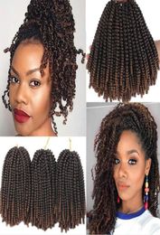 3 Pack Spring Ombre Colors Crochet Braids 8 Inch Synthetic Braiding Hair Extensions Low Temperature Fiber T1B 3505949741