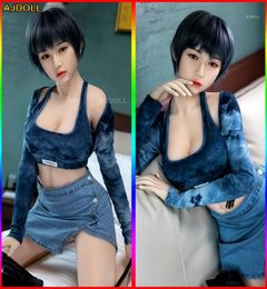 AJDOLL 158cm Sex Doll Real Size Sexual Dolls Love Silicone Realistic Vagina Big Ass Boobs Full Body TPE Japan Men Adults6918858