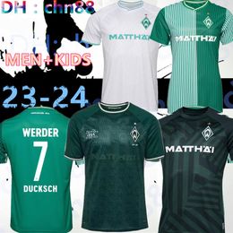 24 25 Werder Bremen special soccer jerseys 2023 2024 How Deep is Your Love DUCKSCH BITTENCOURT FRIEDL VELJKOVIC SCHMID AGU JERSEY FOOTBALL SHIRTS Men kids kit