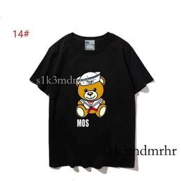 Moschino Womens Mens Designers T Shirts Sunmmer Tshirts Fashion Letter Printing Short Sleeve Lady Tees Luxurys Casual Clothes Tops T-Shirts Clothing Moschino 192