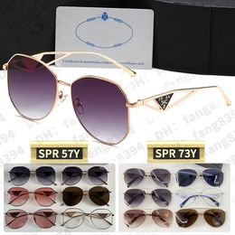 Designer de moda PPDDA Overdoor Beach Sunglasses Novos óculos de sol clássicos óculos de óculos de óculos para homens e mulheres com SY 57 73 Triangle Signature